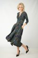 Sukienka wiskozowa midi z koła "MIST"  