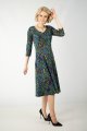 Sukienka midi rozkloszowana dekolt V "MIST"  