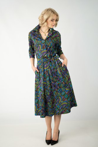 Sukienka midi koszulowa "MIST"