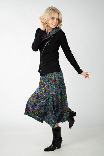 bluza czarna asymetryczna zapinana na zamek i spodnica midi origami kiesznie  kolekcja MIST marka VIPPI design   (8).jpg