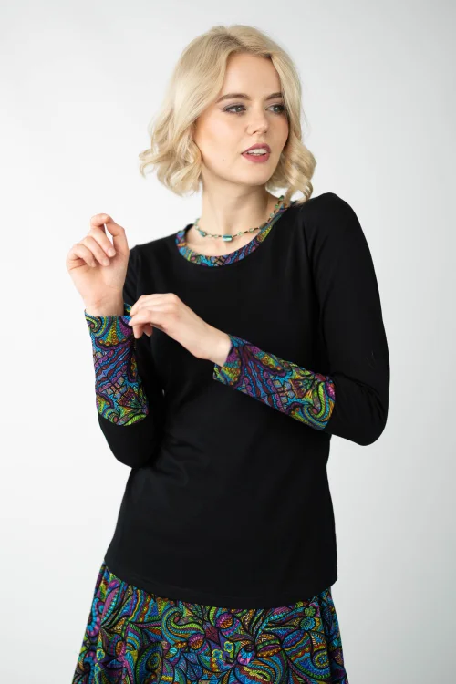 bluz+ka klasyczna z kolorowymi mankietami kolekcja MIST marka VIPPI design (2).jpg