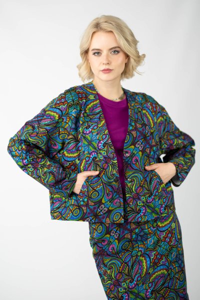 Żakiet luźny zapinany "MIST" 