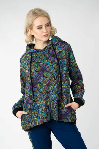 bluza  kolorowa luźna  z kapturem kieszenie z boków  kolekcja MIST marka VIPPI design (3).jpg