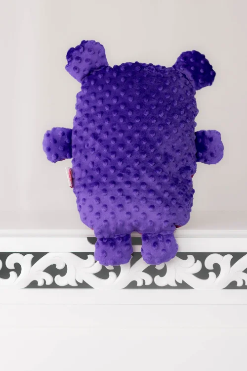 poducho przytulanka miś  fioletowo różowy marka VIPPI DESIGN (4).jpg