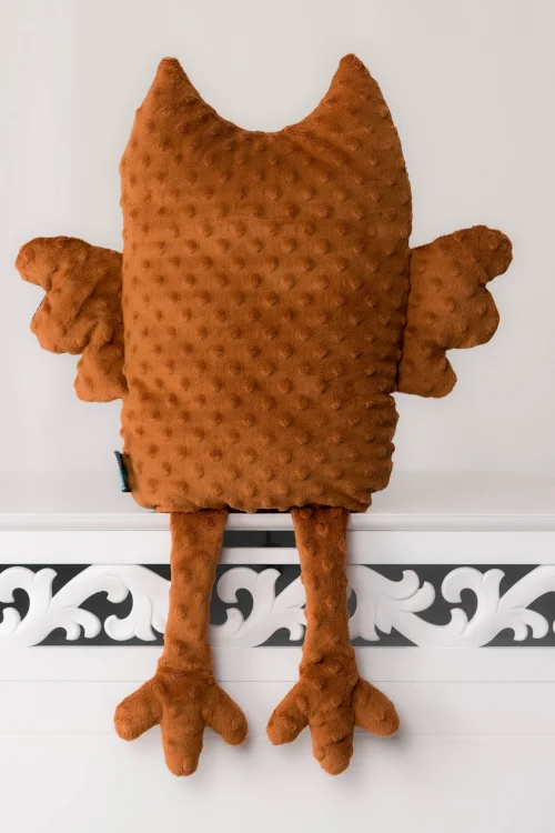 poducho przytulanka sowa camelowa kwiatki marka VIPPI DESIGN (4).jpg