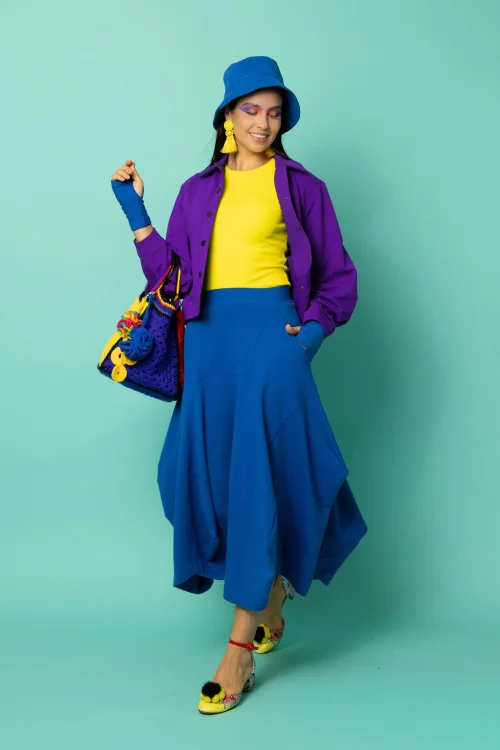 bluza nietoperz  jasny fiolet spodnica origami chaber kolekcja CRAZY BASIC marka VIPPI DESIGN (13).jpg