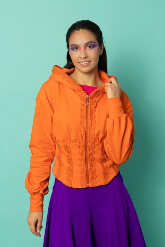 bluza gorsetowa pomarańzowa z szydełkowymi koronkami kolekcja KGart  marka VIPPI DESIGN (4).jpg