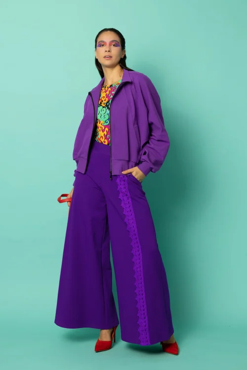 bluzka klasyczna kolekcja FLOW bluza baloon kolekcja CRAZY BASIC jasny fiolet i spodnie  z szydełkową koronka kolekcja-KGart-marka-VIPPI-DESIGN (4).jpg