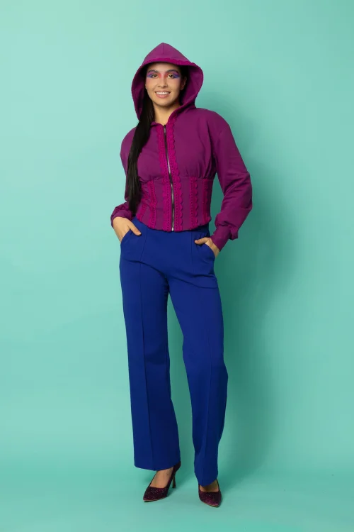 bluza gorsetowa kolkcja KGart cyklamenowa spodnie szrokie w kant chabrowe kolekcja CRAZY BASIC marka VIPPI DESIGN (6).jpg