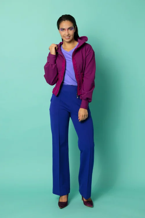 bluza gorsetowa kolkcja KGart cyklamenowa spodnie szrokie w kant chabrowe kolekcja CRAZY BASIC marka VIPPI DESIGN (1).jpg