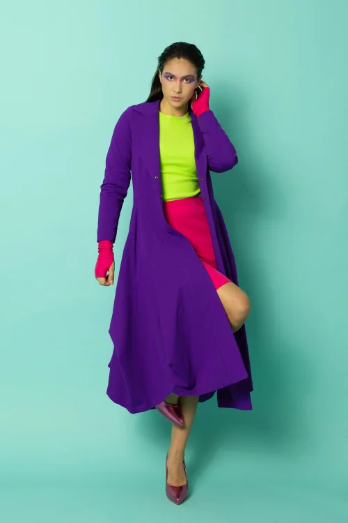 płaszcz origami fiolet bluzka limonkowa -marka-VIPPI-design (6).jpg