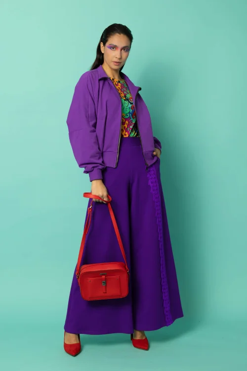 bluzka klasyczna kolekcja FLOW bluza baloon kolekcja CRAZY BASIC jasny fiolet i spodnie  z szydełkową koronka kolekcja-KGart-marka-VIPPI-DESIGN (2).jpg