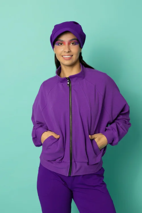 bluza nietoperz  jasny fiolet kolekcja CRAZY BASIC marka VIPPI DESIGN (5).jpg