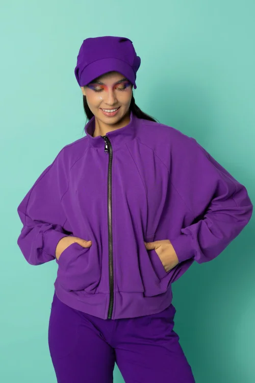 bluza nietoperz  jasny fiolet kolekcja CRAZY BASIC marka VIPPI DESIGN (6).jpg