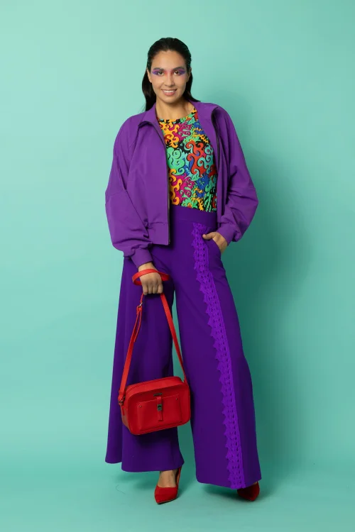 bluzka klasyczna kolekcja FLOW bluza baloon kolekcja CRAZY BASIC jasny fiolet i spodnie  z szydełkową koronka kolekcja-KGart-marka-VIPPI-DESIGN (1).jpg