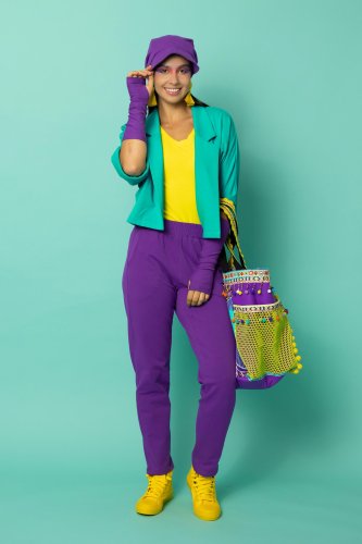 bluzka klasyczna krótki rękaw serek żołta mitenki długie jasny fiolet i żakiet luźny turkusczapka z daszkiem fiolet jasny kolekcja CRAZY BASIC torba handmade boho marka VIPPI DESIGN (7).jpg