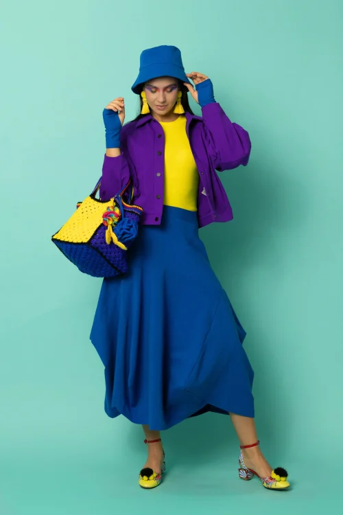 bluza fioletowa z kołnierzykiem  kolekcja CRAZY BASIC spodnica origami chaber kolekcja CRAZY BASIC marka VIPPI DESIGN (17).jpg