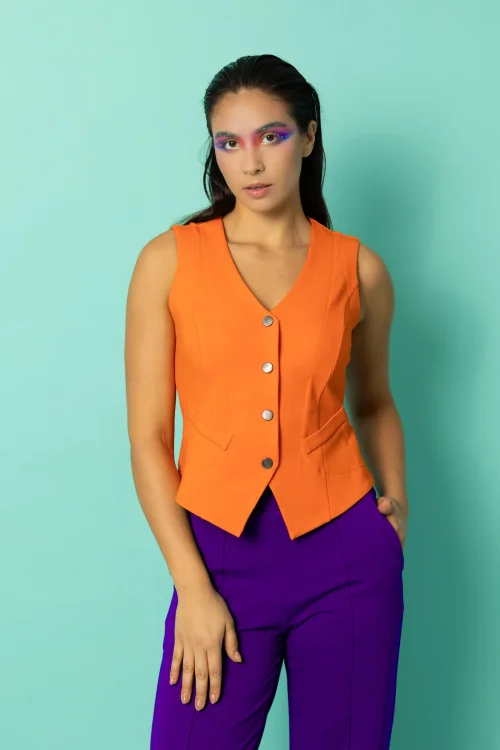kamizelka bluzka pomarańczowa kolekcja CRAZY BASIC marka VIPPI DESIGN (4).jpg