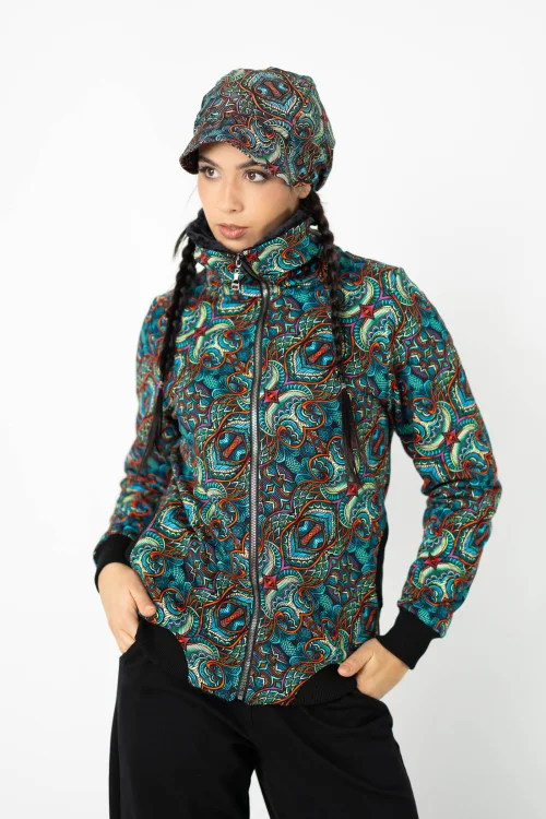 czapka z daszkiem i bluza ocieplana z golfem kolekcja INDI blue marka VIPPI DESIGN  (7).jpg