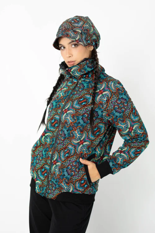 czapka z daszkiem i bluza ocieplana z golfem kolekcja INDI blue marka VIPPI DESIGN  (5).jpg