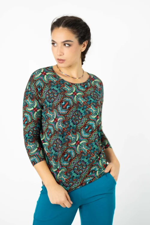bluzka wiskozowa trapezowa kolekcja INDI blue marka VIPPI DESIGN  (3).jpg