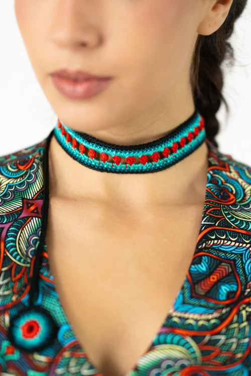 choker szydełkowy kolekcja INDI blue marka VIPPI DESIGN  (2).jpg