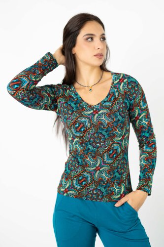 bluzka klasyczna dekolt V  kolekcja INDI blue marka VIPPI DESIGN   (3).jpg