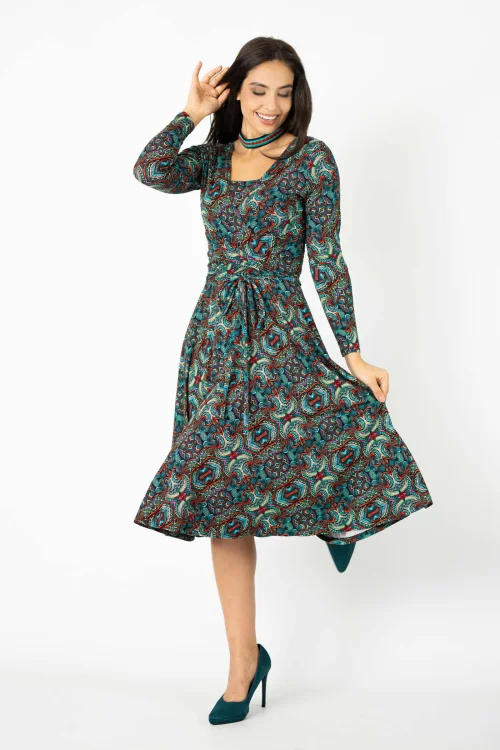 sukienka midi wiskozowa z bolerkiem kolekcja INDI blue marka VIPPI DESIGN  (9).jpg