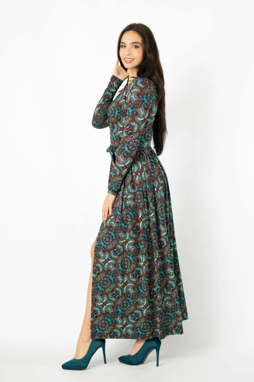 sukienka wiskozowa dluga z rzoporkiem kolekcja INDI blue marka VIPPI DESIGN  (7).jpg