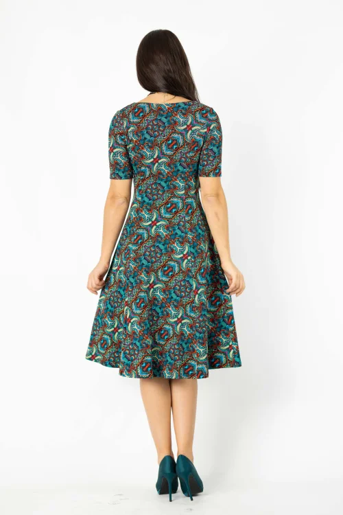 sukienka midi rozkloszowana krótki rękaw kolekcja INDI blue marka VIPPI DESIGN (1).jpg
