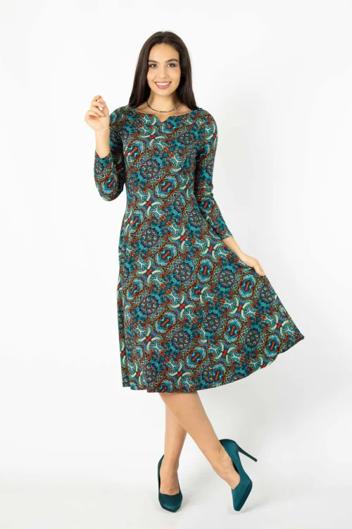 sukienka midi z pęknieciem na dekolcie kolekcja INDI blue marka VIPPI DESIGN (3).jpg