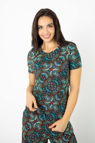 bluzka klasyczna krótki rękaw kolekcja INDI blue marka VIPPI DESIGN  (1).jpg