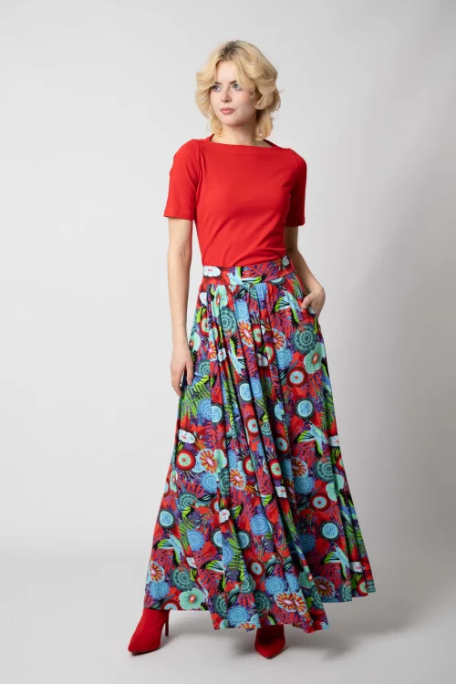 spodnica długa wiskozowa kolekcja EDEN red marka VIPPI DESIGN  (5).jpg