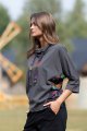 Bluzka kimonowa grafit  sportowa "WIND" grey  