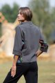 Bluzka kimonowa grafit  sportowa "WIND" grey  