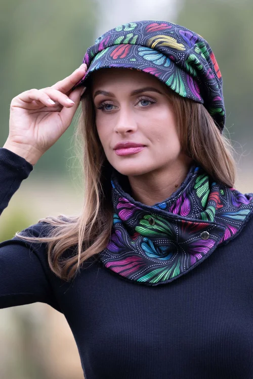 czapka z daszkiem i szalik zapinany   kolekcja WIND grey marka VIPPI DESIGN (2).jpg