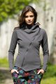 Bluza asymetryczna grafit "WIND" grey  