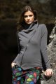 Bluza asymetryczna grafit "WIND" grey  