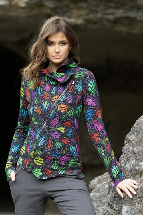 bluza kolorowa asymetryczna i spodnie z mankietami kolekcja WIND grey marka VIPPI DESIGN  (3).jpg