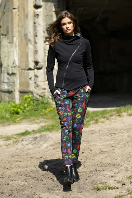 bluza czarna asymetryczna i spodnie z mankietami kolekcja WIND grey marka VIPPI DESIGN (4).jpg