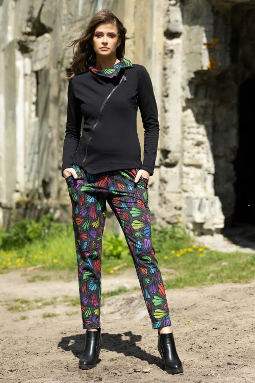 bluza czarna asymetryczna i spodnie z mankietami kolekcja WIND grey marka VIPPI DESIGN (5).jpg