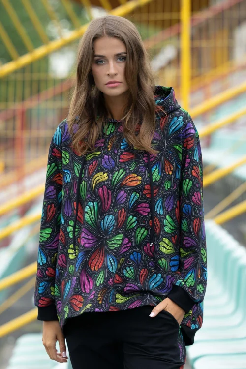 bluza lużna z kapturem kolorowa kolekcja WIND grey marka VIPPI DESIGN (5).jpg