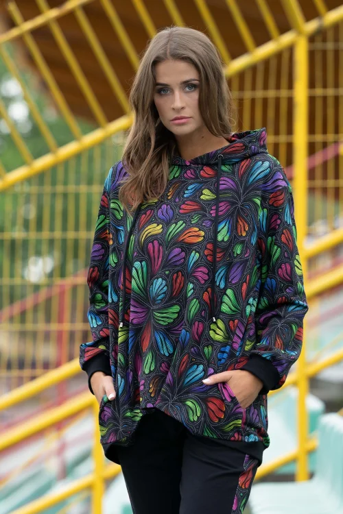 bluza lużna z kapturem kolorowa kolekcja WIND grey marka VIPPI DESIGN (9).jpg