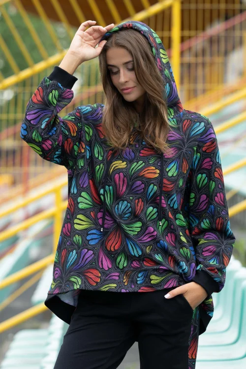 bluza lużna z kapturem kolorowa kolekcja WIND grey marka VIPPI DESIGN (11).jpg