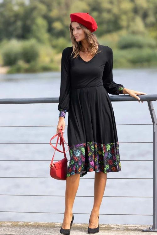 sukienka czarna wiskozowa z paskiem kolekcja WIND grey marka VIPPI DESIGN  (2).jpg