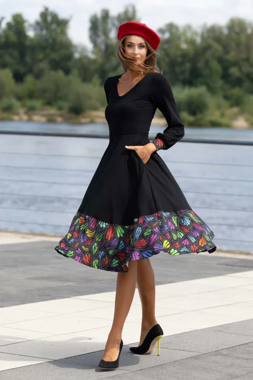 sukienka czarna wiskozowa z paskiem kolekcja WIND grey marka VIPPI DESIGN  (7).jpg