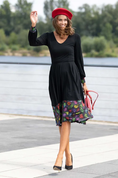 sukienka czarna wiskozowa z paskiem kolekcja WIND grey marka VIPPI DESIGN  (9).jpg