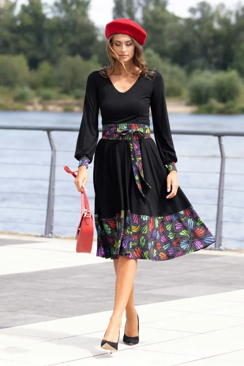 sukienka czarna wiskozowa z paskiem kolekcja WIND grey marka VIPPI DESIGN  (10).jpg
