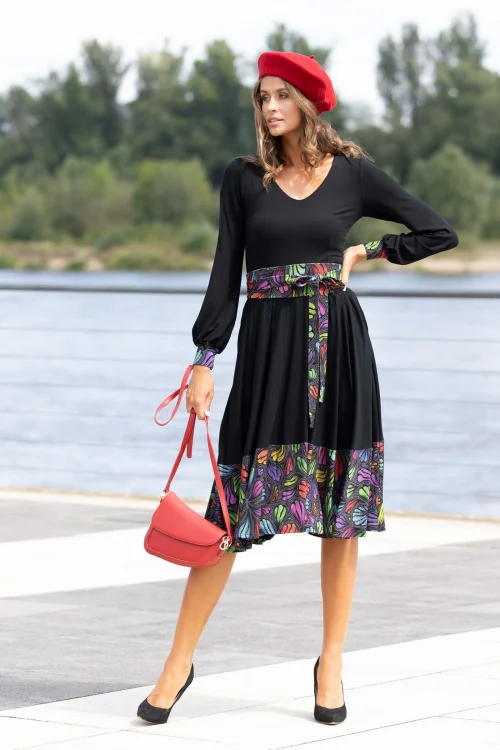 sukienka czarna wiskozowa z paskiem kolekcja WIND grey marka VIPPI DESIGN (1).jpg