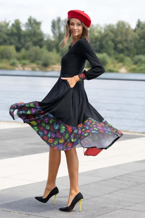 sukienka czarna wiskozowa z paskiem kolekcja WIND grey marka VIPPI DESIGN (3).jpg